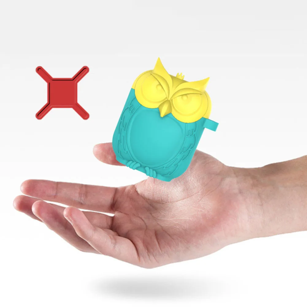 Беспроводной Легкий силиконовый портативный ударопрочный чехол в форме Совы