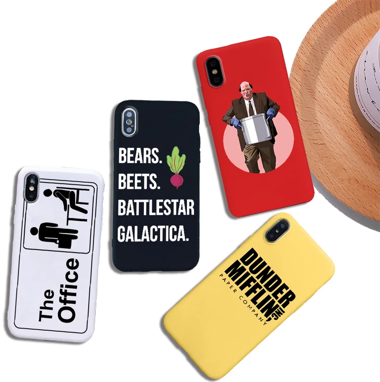 Мягкий силиконовый чехол для телефонов tv the office ярких цветов IPhone X XR XS MAX 6 7 8 plus 6s Apple
