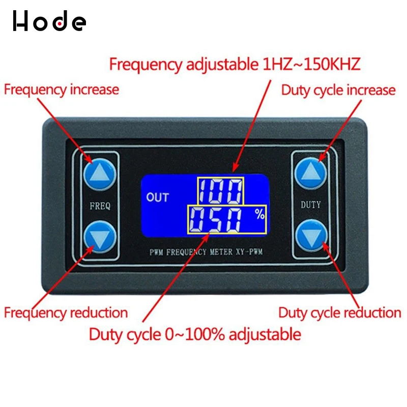 1 HZ 150 кГц ЖК дисплей цифровой Дисплей PWM частота импульсов рабочий цикл