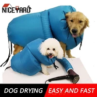 pet drying bag dog cleaning accessories grooming bag pet dry bag portable folding dogs hair dryer blow bag