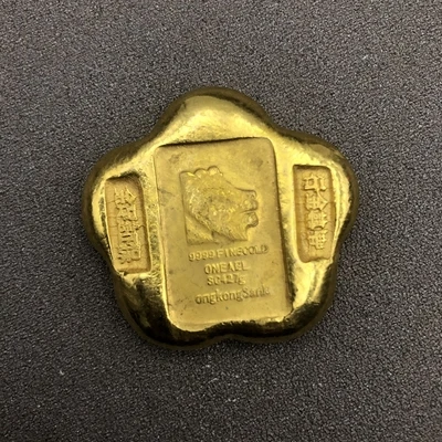 

Античная валюта кружева голова льва Гонконгский золотой слиток украшение для дома