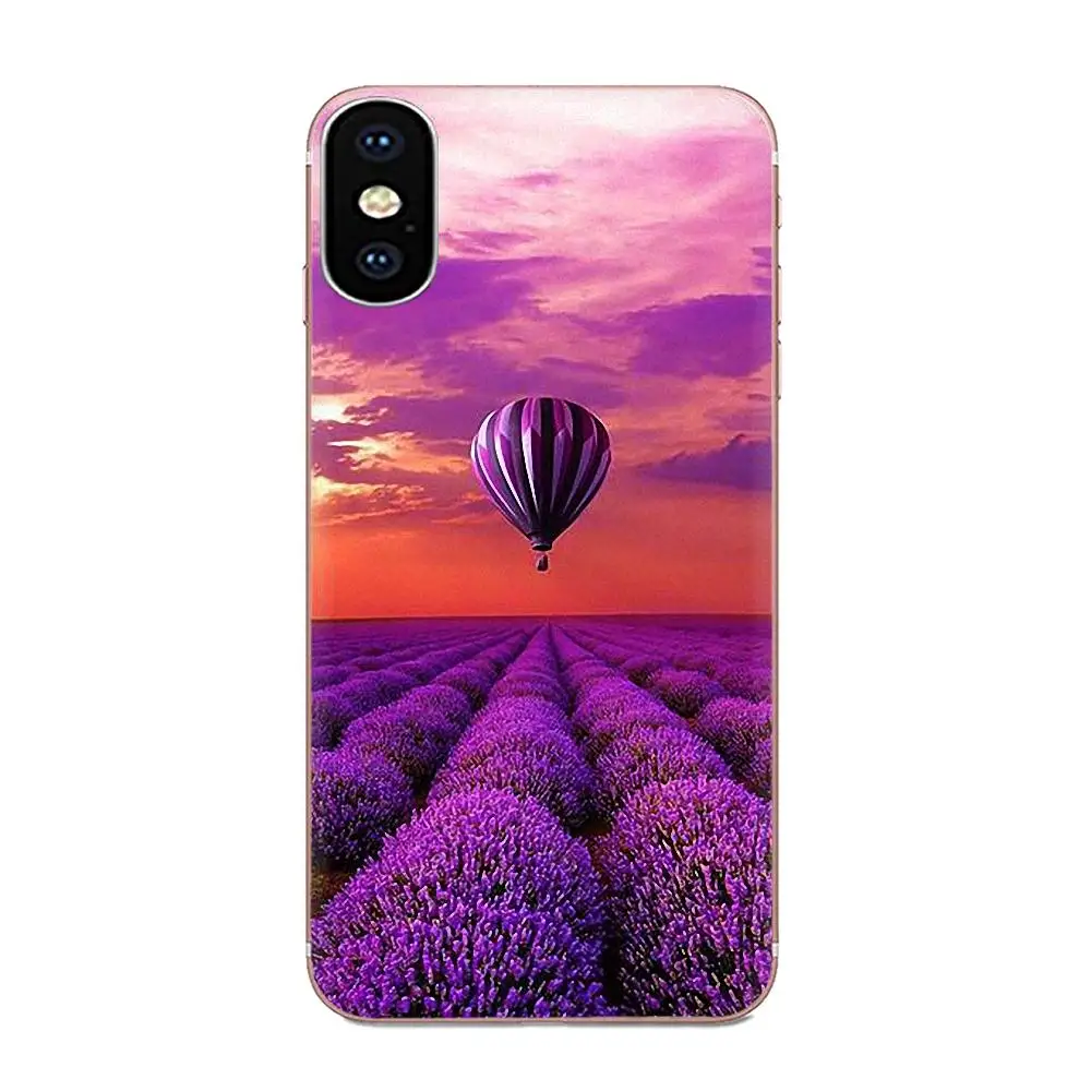 Чехол для телефона с принтом цветок фиолетовый Lavandula Sony Xperia Z Z1 Z2 Z3 Z4 Z5 compact Mini M2 M4 M5