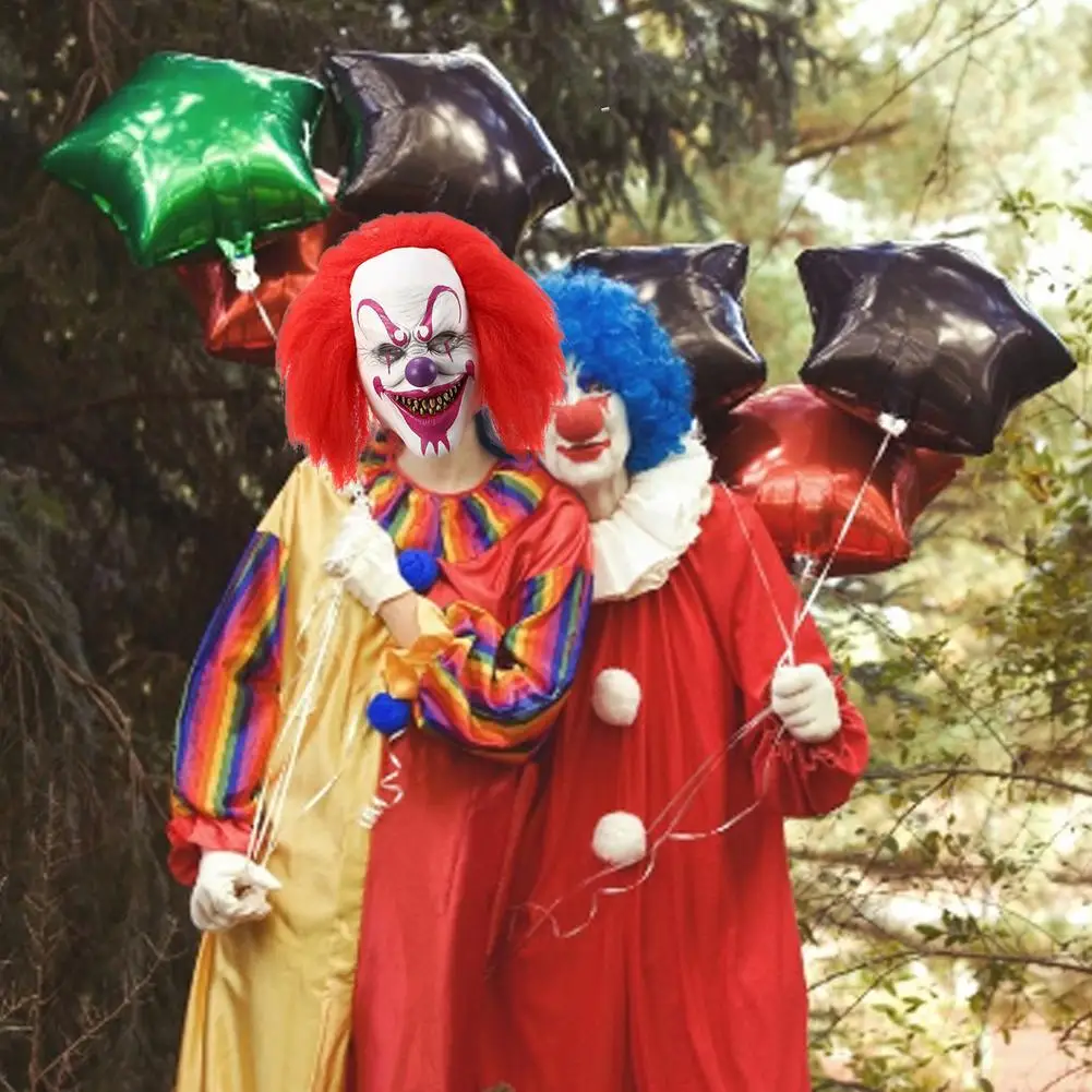 Клоун назад в души 2 маска головной убор Косплей Хэллоуин Pennywise ужасная для мужчин