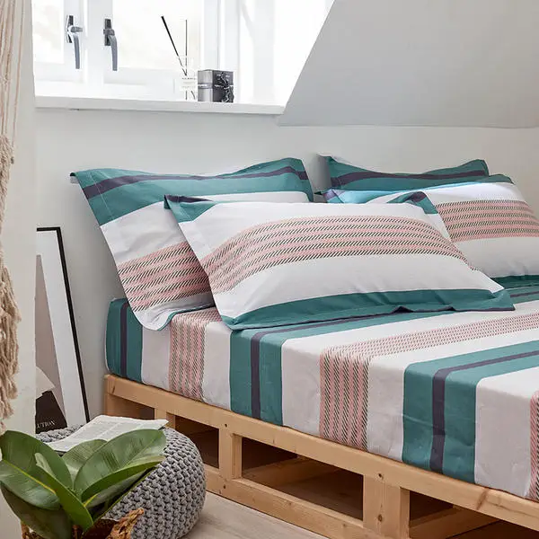 Простыня из хлопка с принтом эластичная простыня для детей двуспальный