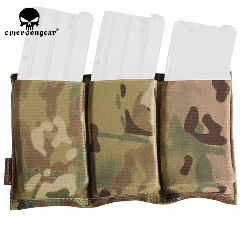 Сумка EMERSON GEAR Triple M4 Mag тактическая Molle с быстрой перезагрузкой сумка для магазина