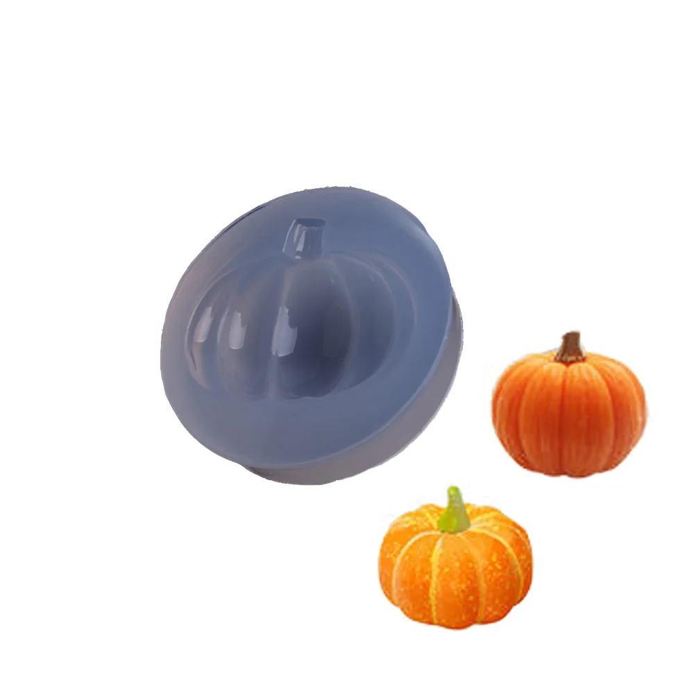

New Clear Silicone Resin Mold Epoxy Resin Pumpkin Shape Mold Fit Halloween Home Decoration Craft Making