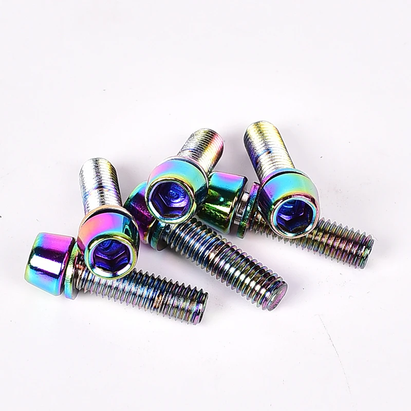 M5 * 18 мм титановое покрытие руль для велосипеда болт с головкой фиксации тормоза