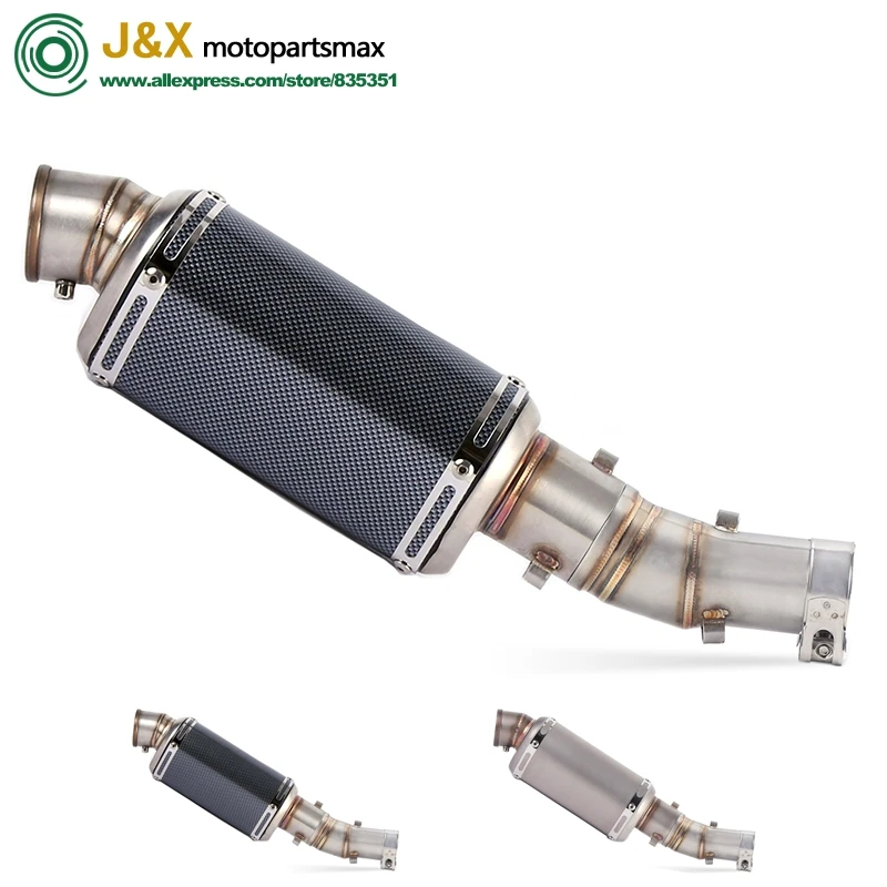 

Полная система скольжения для kawasaki ER-6N ER-6F ER6N ER6F NINJA650R 2012-2017 мотоцикл полный глушитель средней трубы