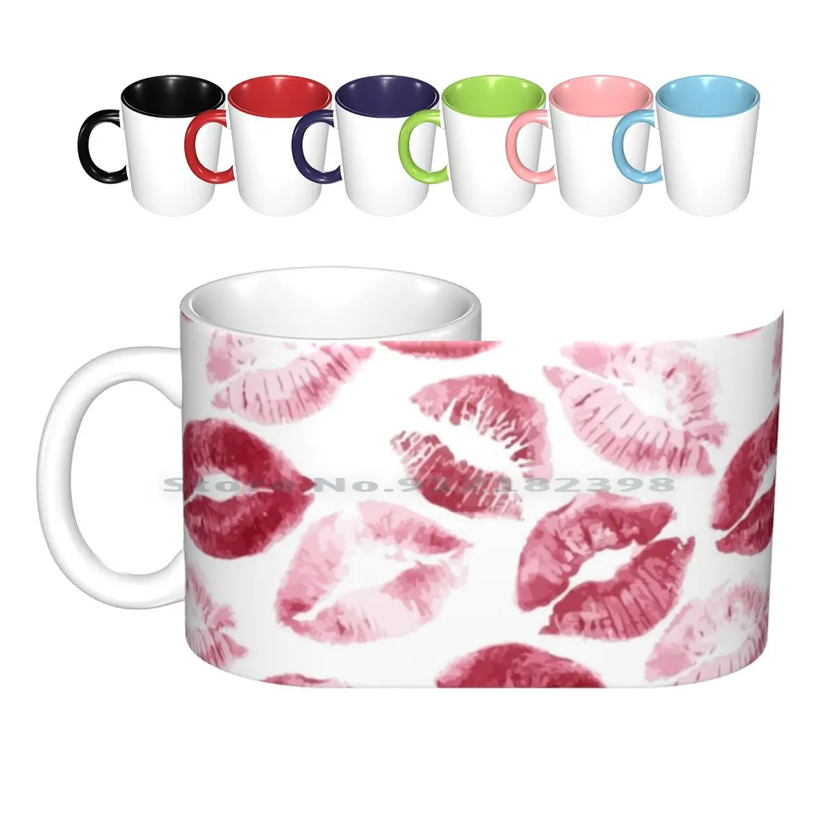 Керамические кружки-целуи кофейные чашки кружка для молока чая помада губы цвет