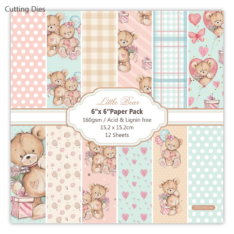 12 листов/партия декоративная бумага для оформления открыток|Крафт-бумага| |