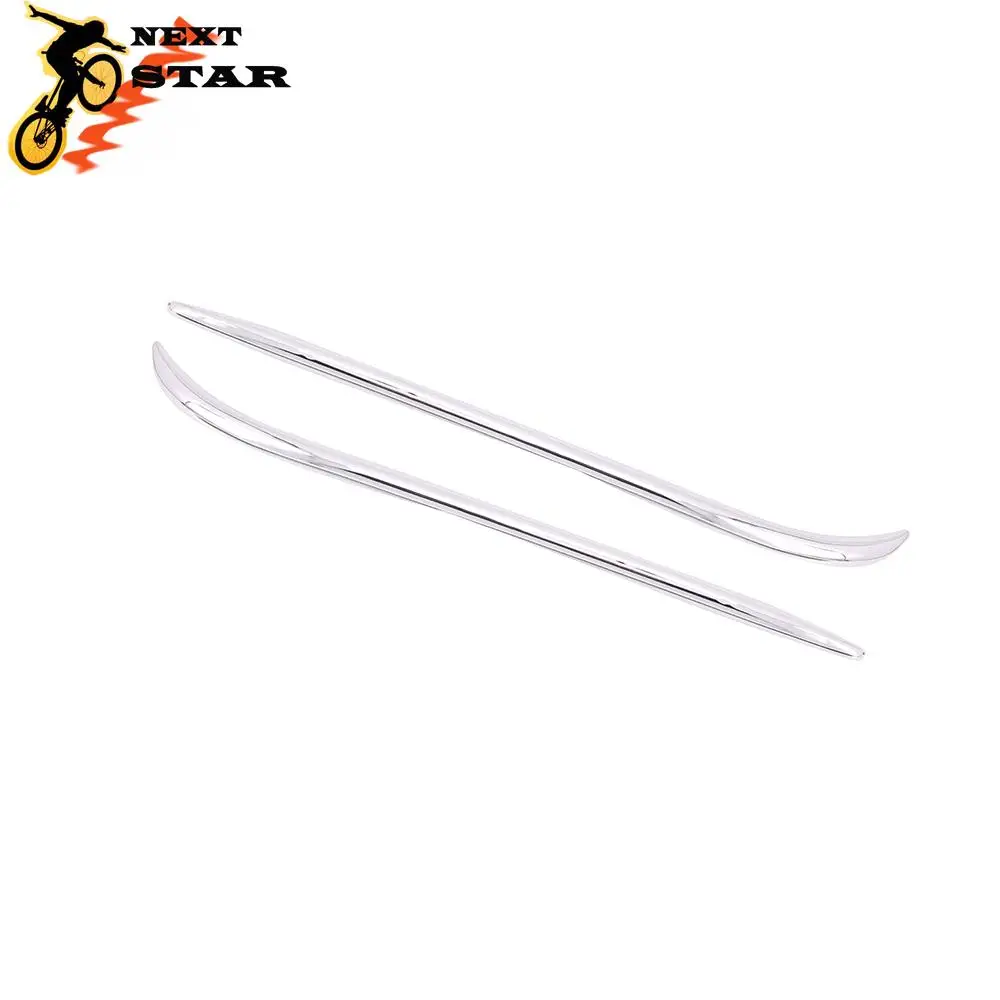 Хромированный серебристый передний обтекатель для мотоцикла украшение бровей
