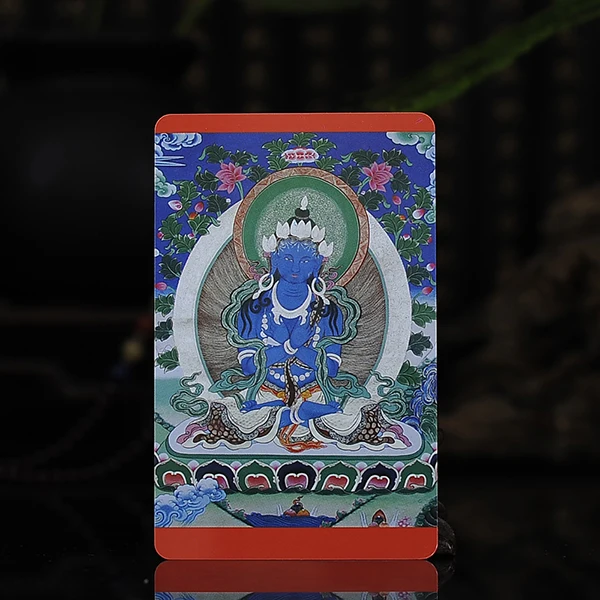 Тибетский буддистский амулет бодхисаттвы король тибетского Будды карта |