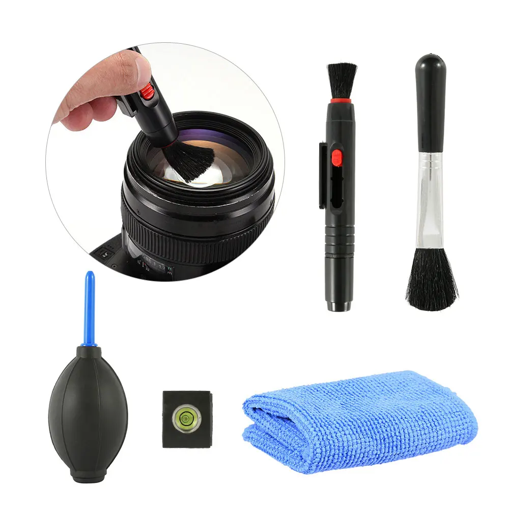 

Camera Cleaning Kit Suit Dust Cleaner Brush Air Blower Wipes Clean Cloth kit for Gopro for Canon for Nikon Camcorder VCR