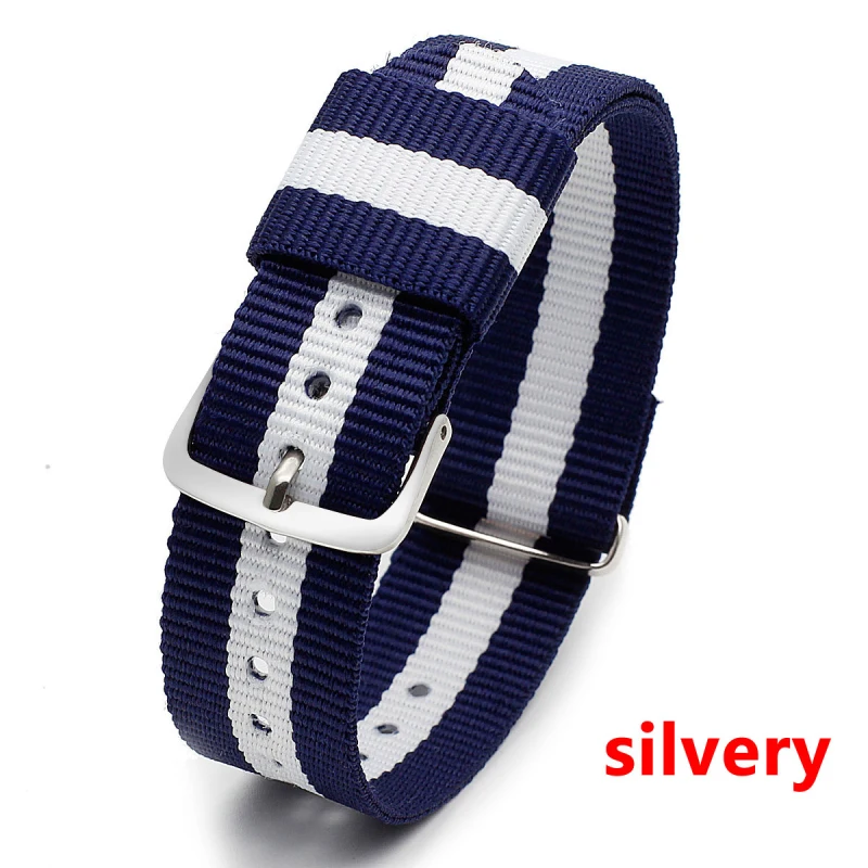 Ремешок для наручных часов мужской/женский нейлоновый спортивный армейский