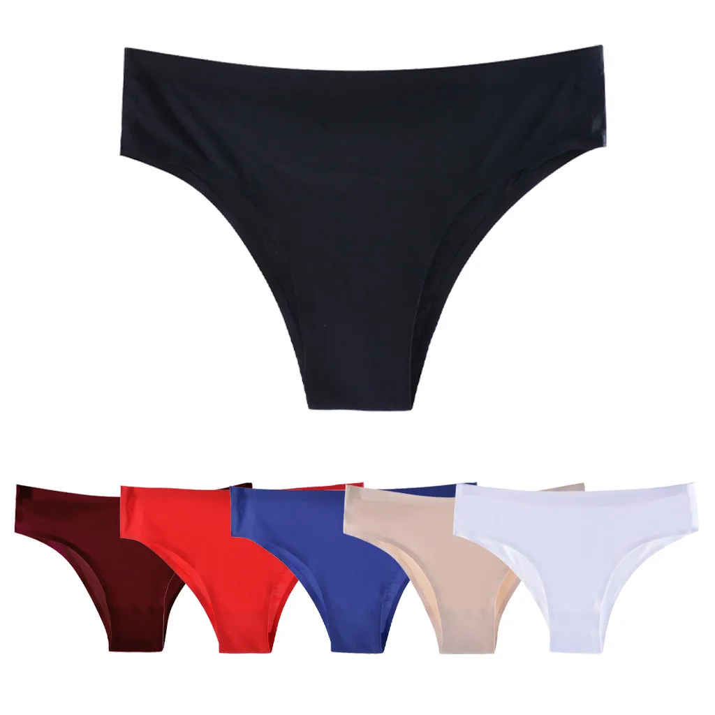 Женские трусики с низкой посадкой бикини нижнее белье женское Бесшовное