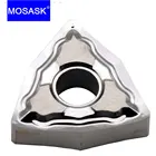 MOSASK WNMG 10 шт. WNMG080402-HA ZK01 обработка меди и алюминия обработка средней отделки вольфрамовые вставки из цементированного карбида