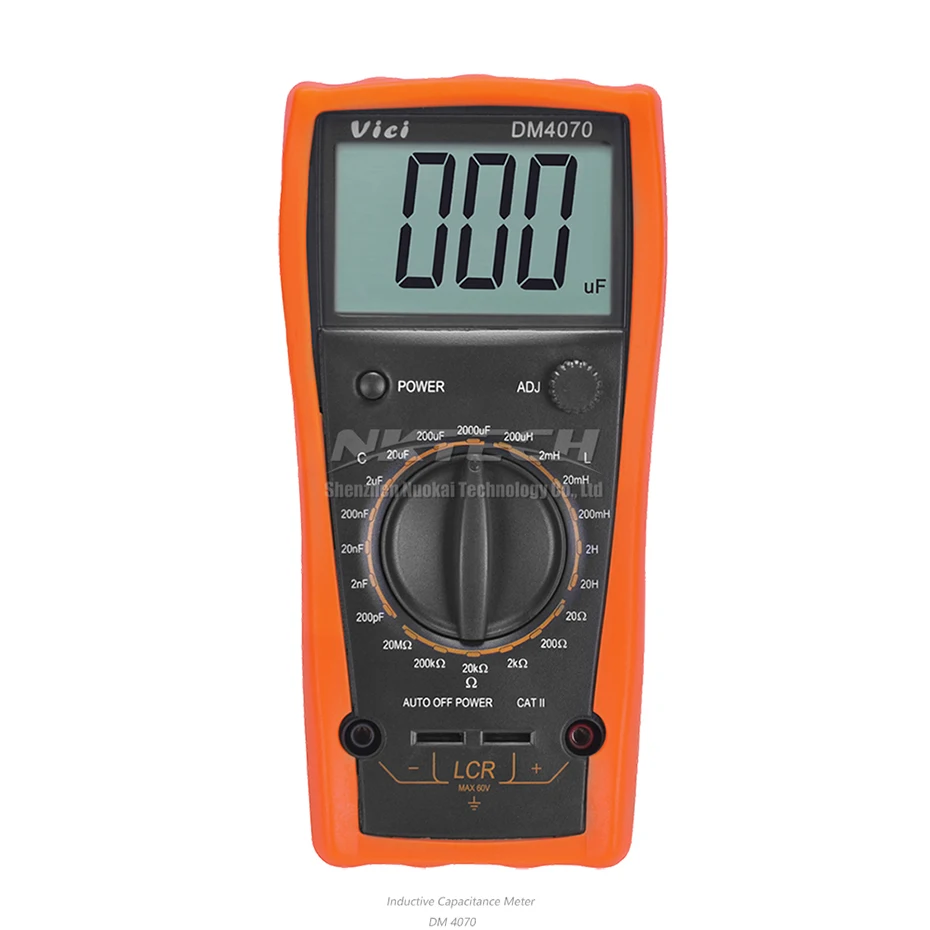 VICI DM4070 Цифровой Измеритель LCR мультиметр 3 1/2 20H индуктивность 2000 мкФ емкость 20 МОм сопротивление саморазряд R C ЖК-тестер