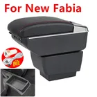Подлокотник для нового Fabia, центральный подлокотник для хранения skoda Fabia 3 mk3, подлокотник с подстаканником и пепельницей USB 2015-2017
