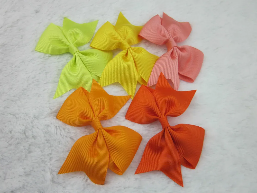 Банты из корсажной ленты 3 5 дюйма Детские аксессуары для волос банты лента