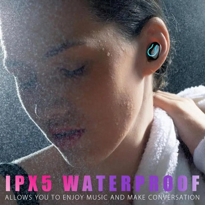 Беспроводные наушники HBQ Q66 TWS V5.0 Bluetooth 6D стереозвук с превосходным дисплеем
