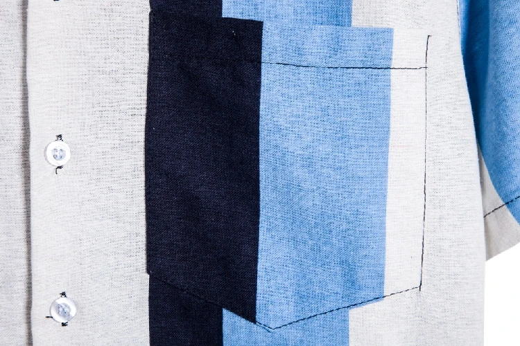 

2021 Hawaii series beach style features high-quality suit collar short-sleeved floral shirt