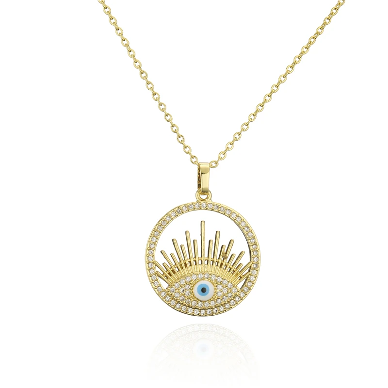 

2021 Hot Sale Female Summer Jewelry Gold Color CZ Flip Flop Design Pendant Necklace For Women Girl Party Accessories Gift