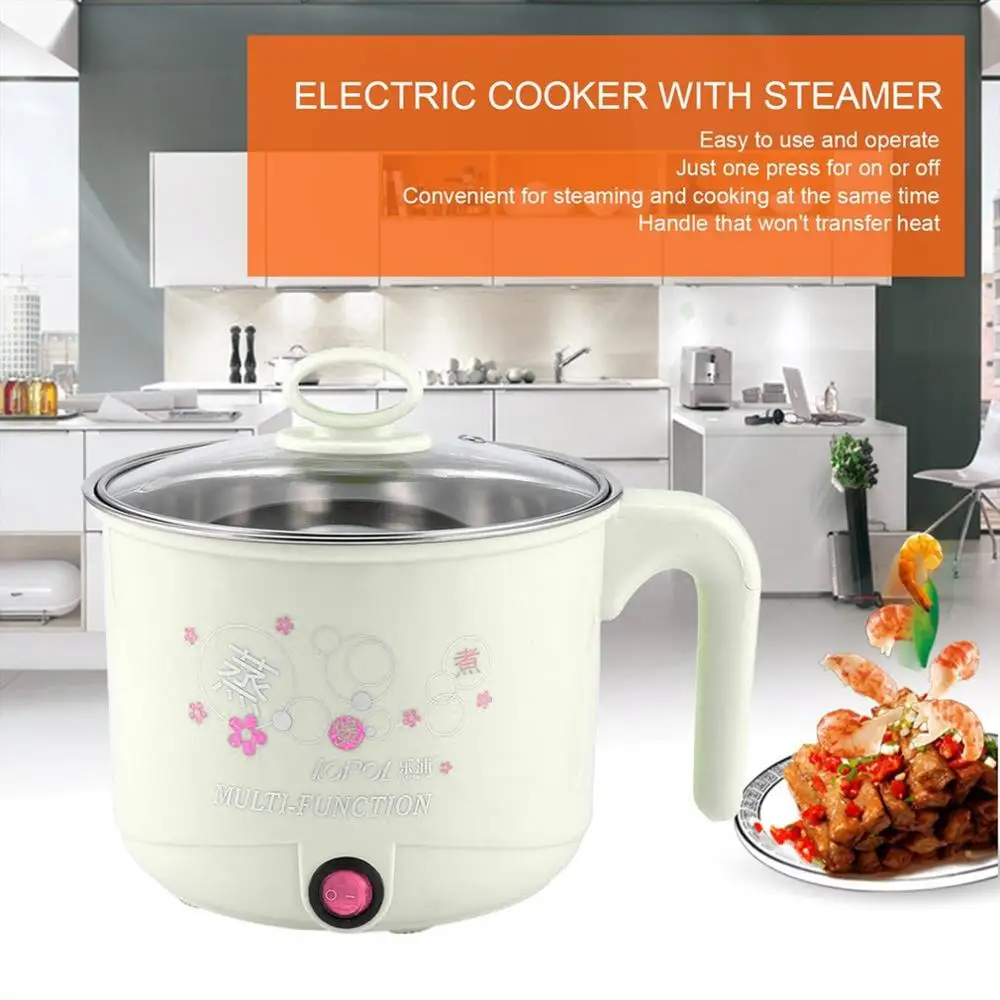 1.8L Многофункциональный Нержавеющая сталь Электрический Плита с пароваркой