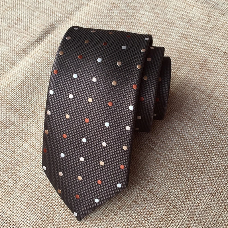 

Men Tie Fashion Stripe Classic Dot Necktie Casual Formal Dress Ties for Men Plaid Bowtie Cravat Wedding Party Gift Slim Ties