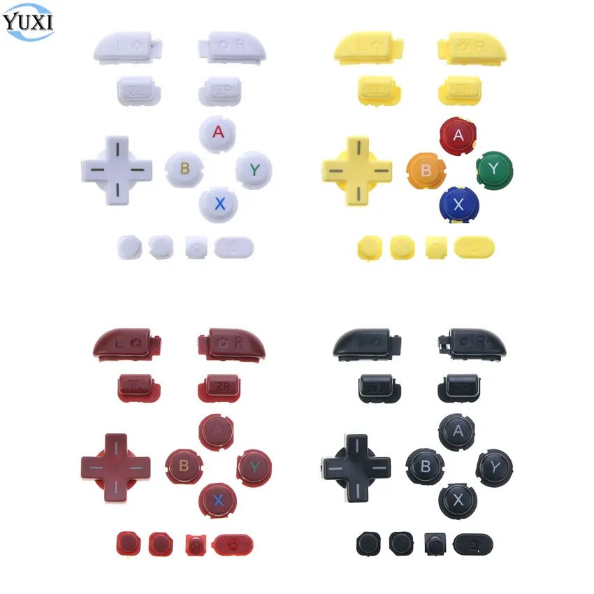 Замена YuXi для новых 3DS XL LL полных кнопок ABXY L R ZL ZR D pad Home Кнопка питания нового 3dsxl