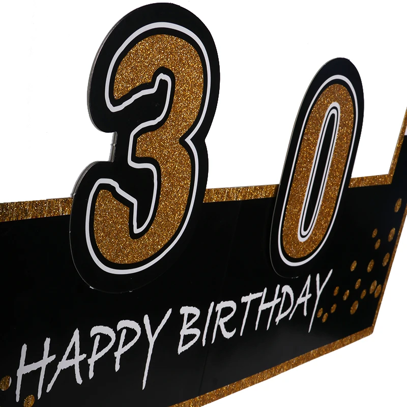 Birthday Photo Booth Props for 1st, 21st, 30th, 40th, 50th, 60th Birthdays - Happy Birthday Party Decoration Photo Booth Frame - Baby Shower & Birthday Celebration Accessories image 2