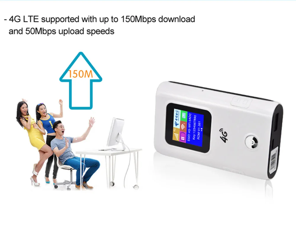 TIANJIE MF905C портативный внешний аккумулятор 6000 мАч 3G 4g LTE wifi беспроводной разблокированный 4G Роутер Карманный автомобильный wifi роутер с слотом для sim-карты