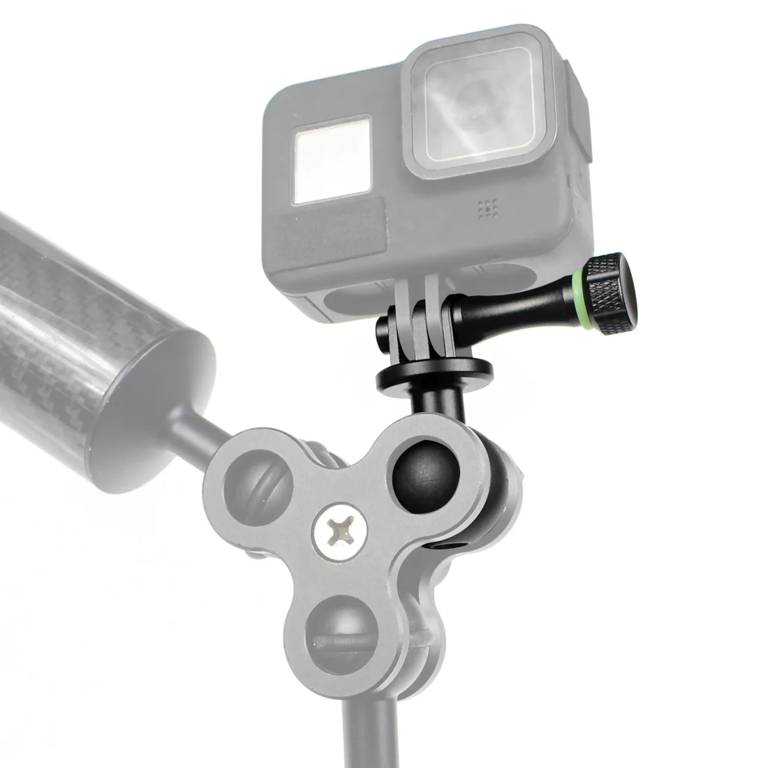 

1" inch Mini Tripod Ball Head Base Adapter Aluminum Alloy w Screw Nut Bike Bracket Motorcycle Holder for GoPro Action Camera