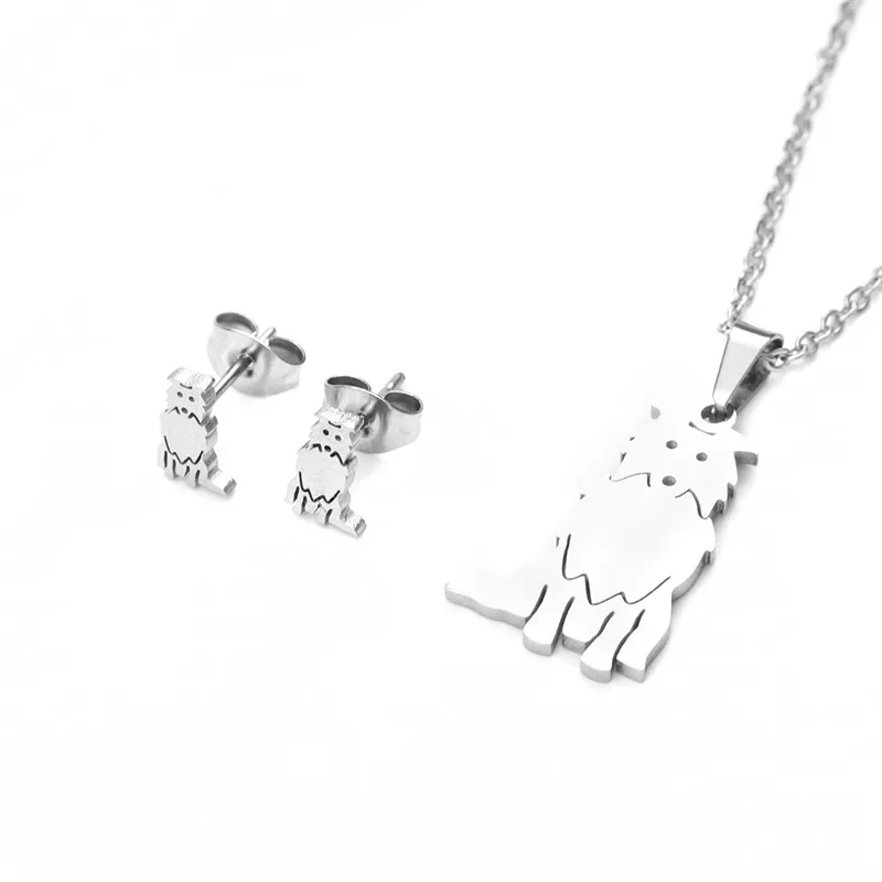 Doreenbeads 1 комплект ювелирное ожерелье из нержавеющей стали серебряная Сережка для