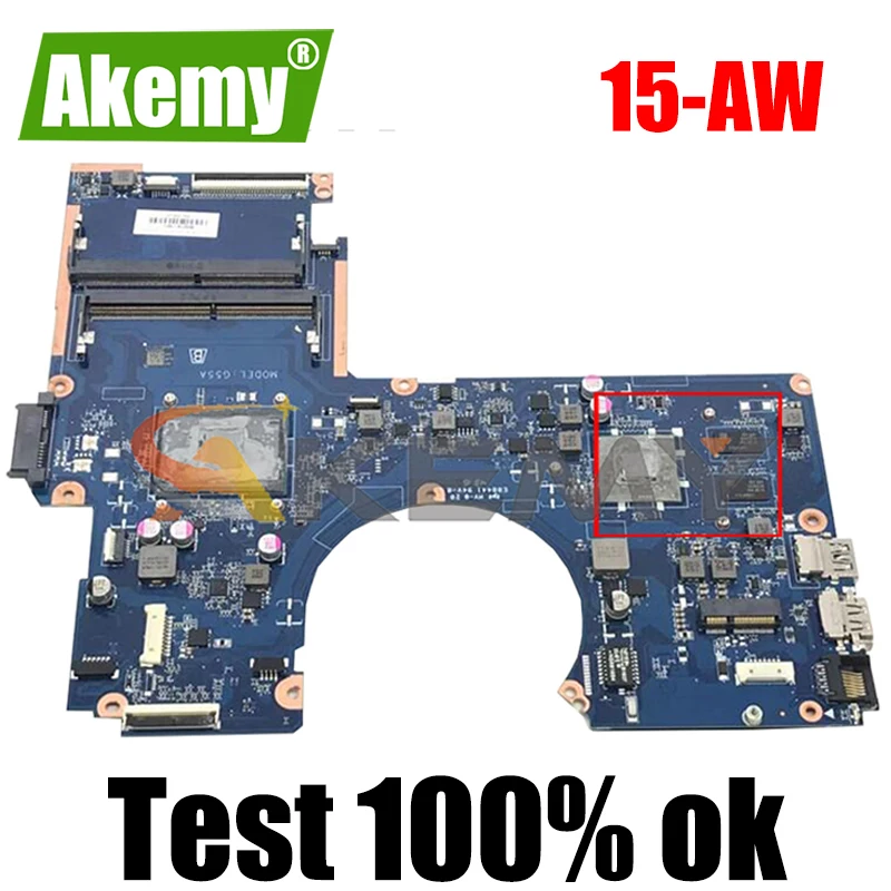 

For HP Pavillion 15-AW 15-AU DAG54AMB6D0 856272-601 AM960P 216-0864032 Notebook motherboard Mainboard full test 100% work