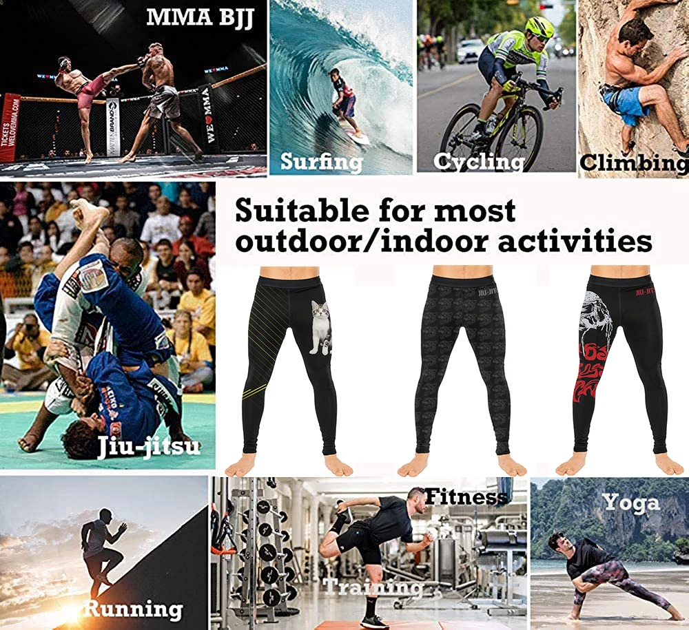 Мужские бриджи с черепами и крыльями теплые крутые базовые Леггинсы для бега