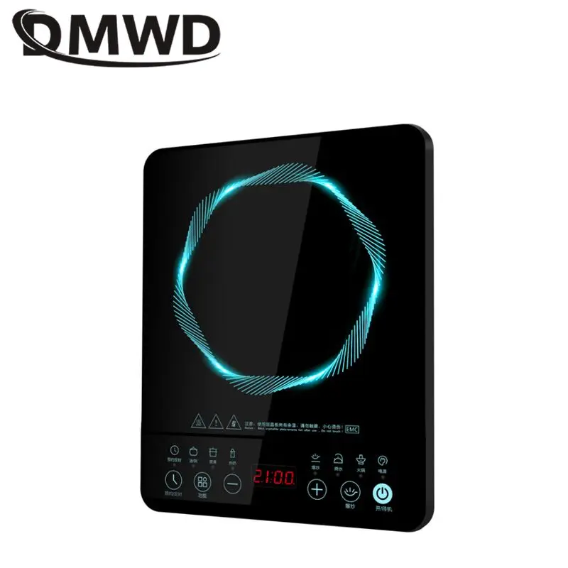 Домашняя индукционная плита DMWD электромагнитная печь 2100 Вт 10 режимов