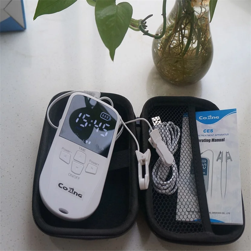 

CES Cranial Electrotherapy Stimulation Electrotherapy Device Insomnia Anti Sleepless Anxiety and Depression Treatment