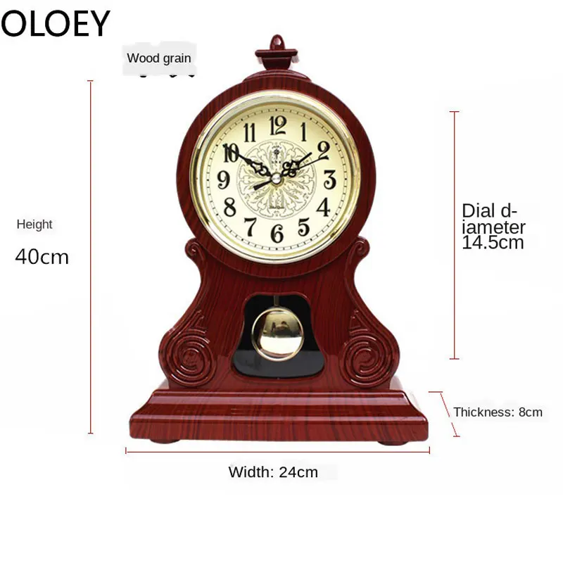 Large Modern Design Wall Clock Vintage Bedroom Living Room Retro Luxury Mute Desk Clocks Reloj De Pared Antique Watch | Дом и сад