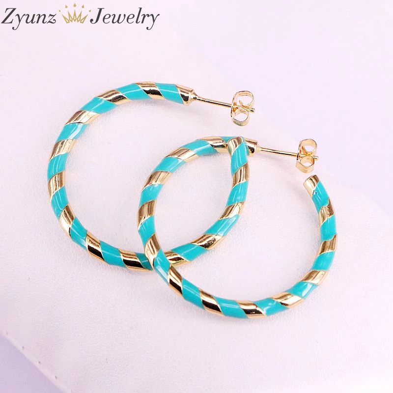 5 пар круглая серьга круга богемные массивные серьги Золотая шпилька высокое