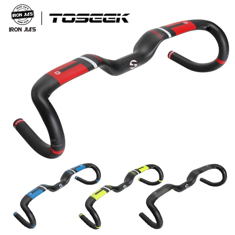 TOSEEK велосипедный руль из углеродного волокна полностью углеродный