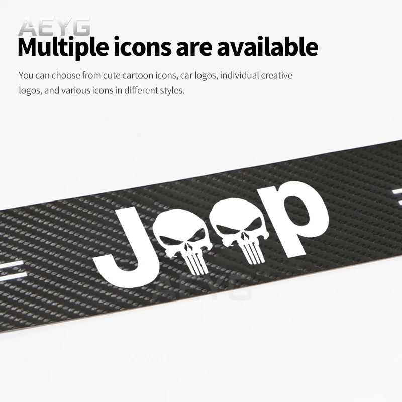 Автомобильная наклейка из углеродного волокна для Jeep Ranegade Patriot Wrangler Grand Cherokee Copass