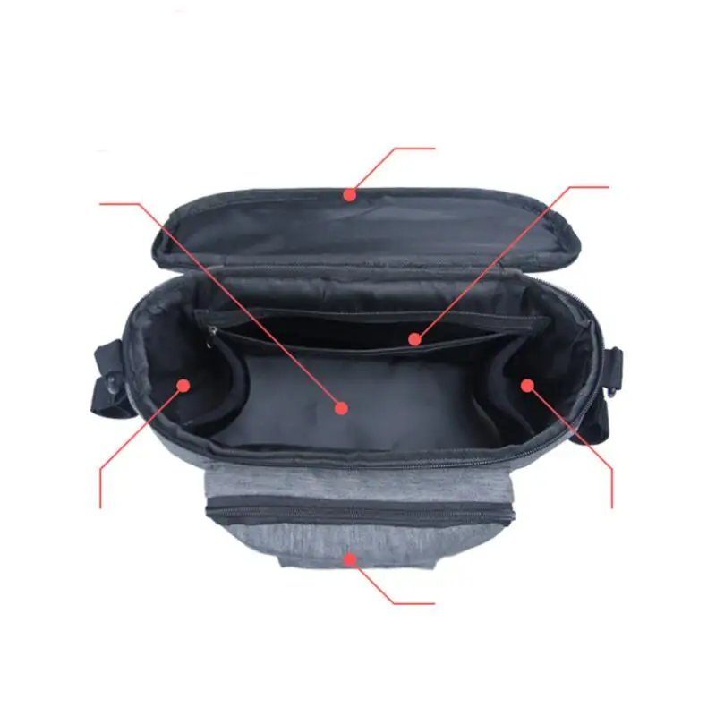 Diaper Bag For Baby Stuff Nappy Bag Stroller Organizer Baby Bag Mom Travel Hanging Carriage Pram Buggy Cart Two Bottle Bag
