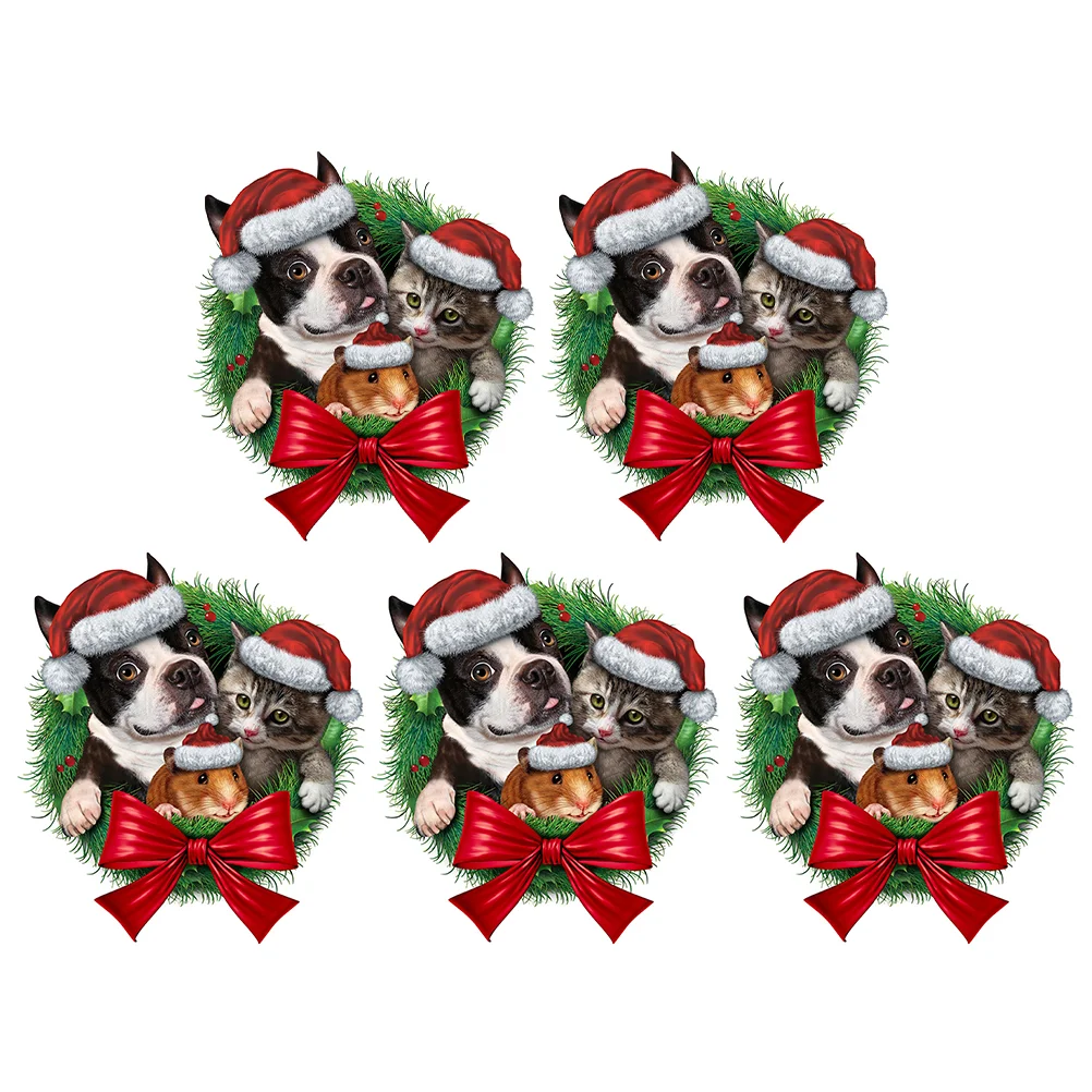 

5 шт., декоративные наклейки для домашних животных