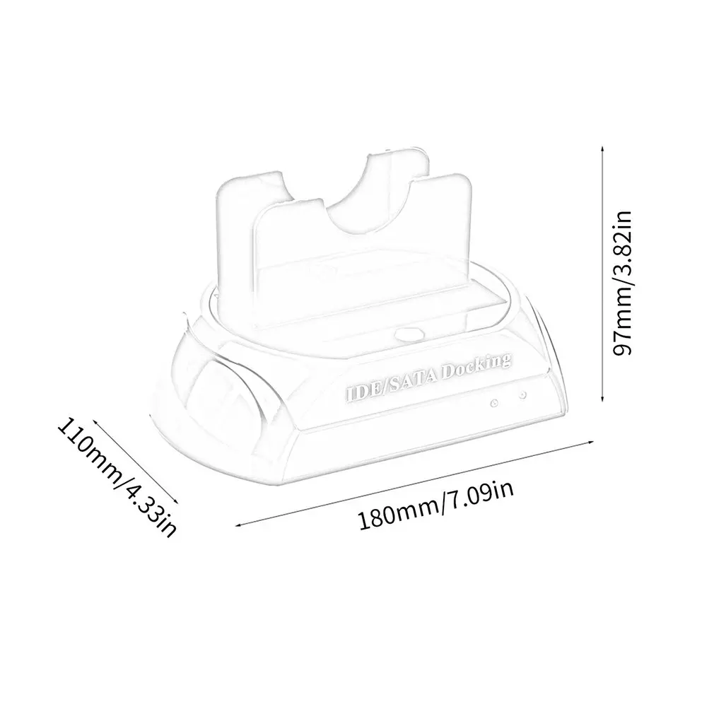 2021 Новый США/ЕС удобный 2 5 дюймов 3 IDE SATA USB 0 Dual HDD жесткий диск док-станции