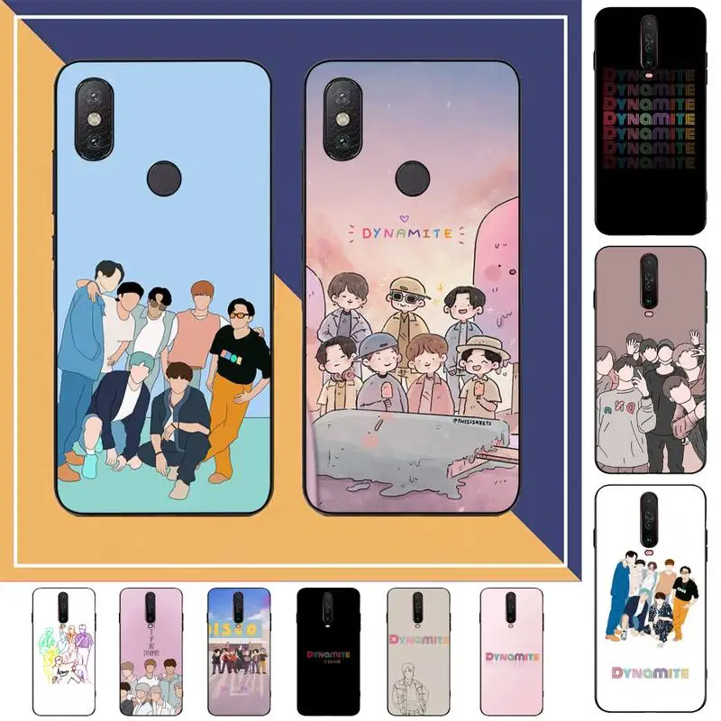 

Remazy Fashion Kpop Korean DYNAMITE Phone Case for Redmi Note 8 7 9 4 6 pro max T X 5A 3 10 lite pro