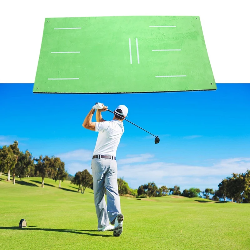 

Golf Training Mat Golf Practice Training Aid Golf Swing Mat for Home Office Outdoor
