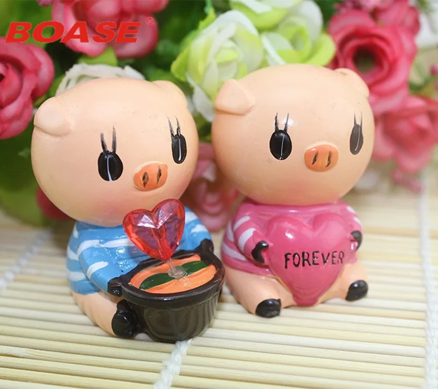 2 шт./компл . оригинальная интерьерная смола милая Фотополимерная декорация для