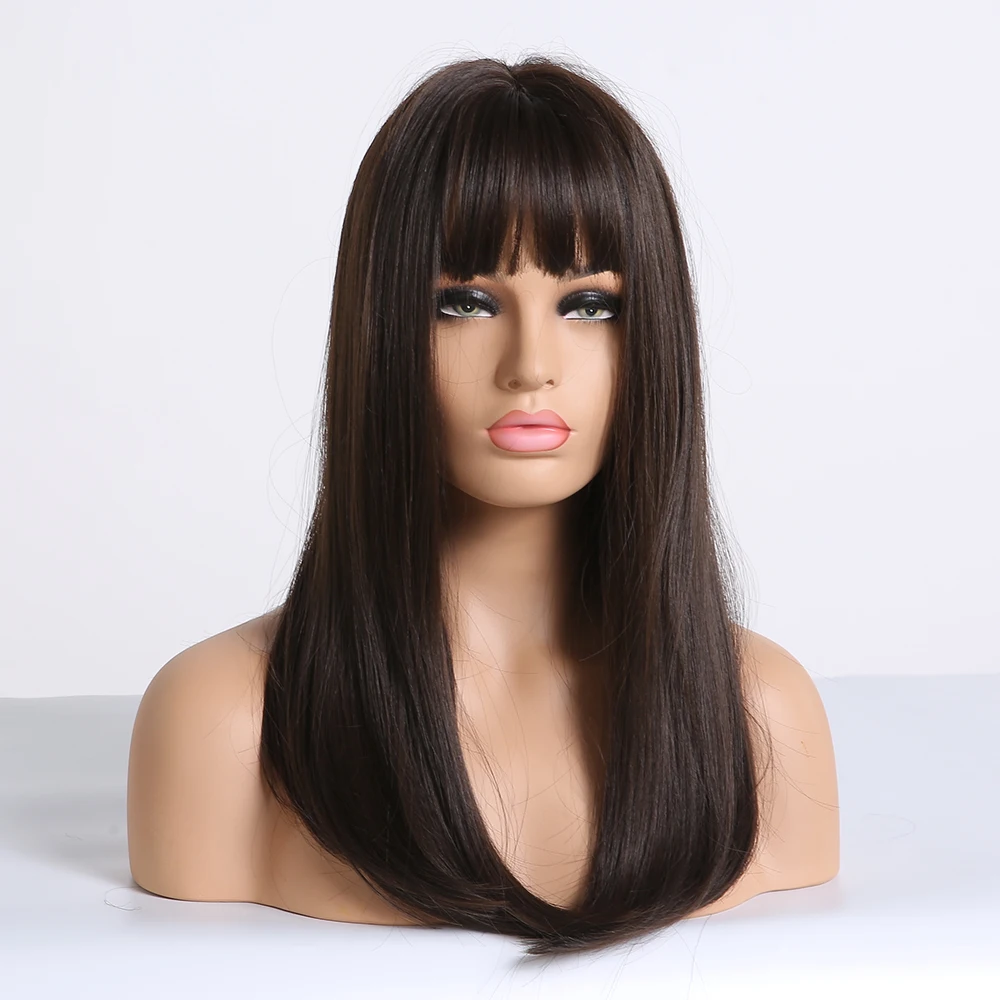 ALAN EATON синтетический парик для чернокожих женщин афро американские длинные