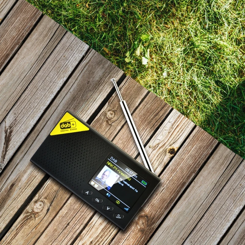 Портативное цифровое радио DAB/DAB + и FM-приемник 2020 1 комплект перезаряжаемое легкое