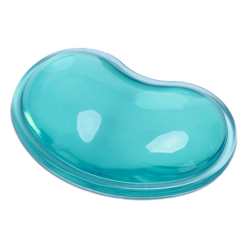 

2021 Silicone Heart Shaped Mouse Pad Ergonomic Transparent Mice Pad With Wrist Support Wrist Pad For Laptop Computer Home Office